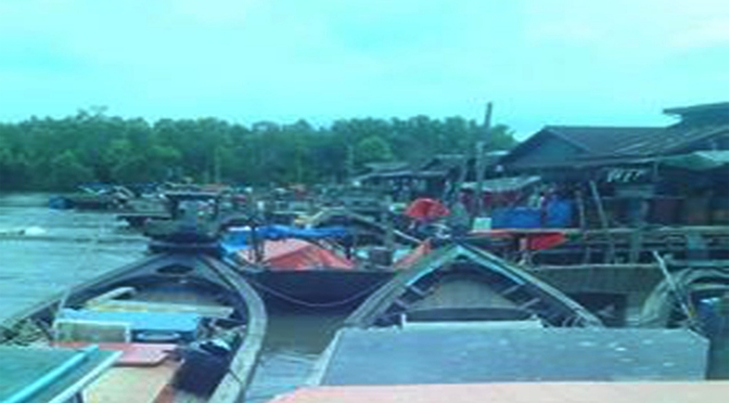 Nelayan Kuala Simbur Naik Kompak Mogok Melaut